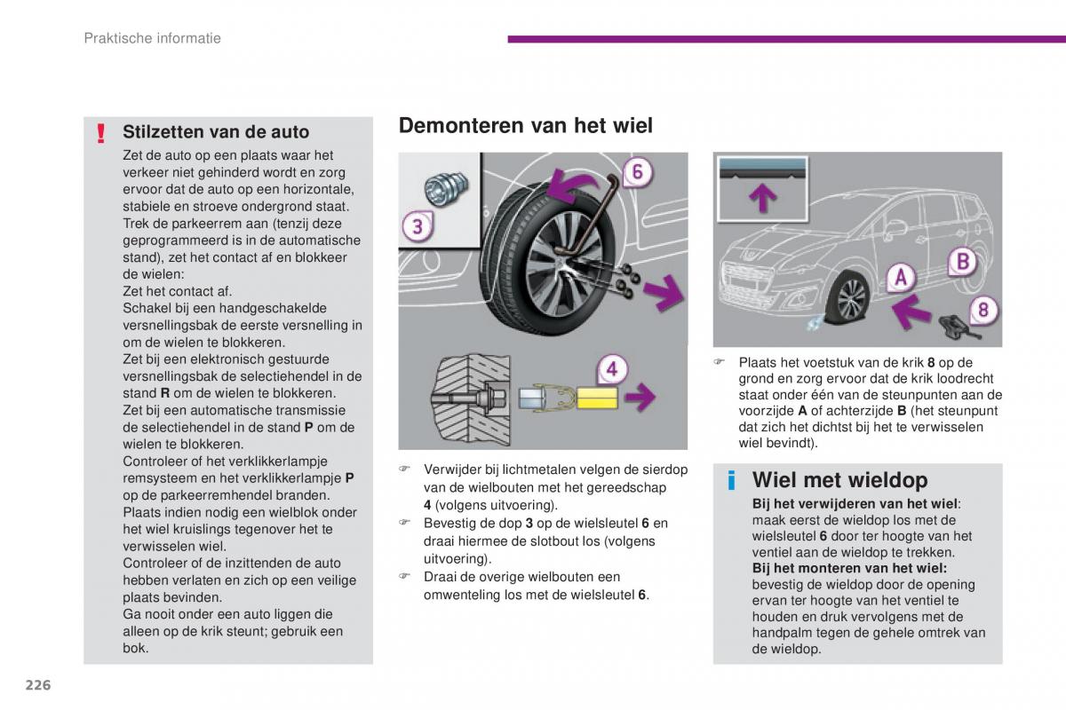 manual  Peugeot 5008 II 2 handleiding / page 228