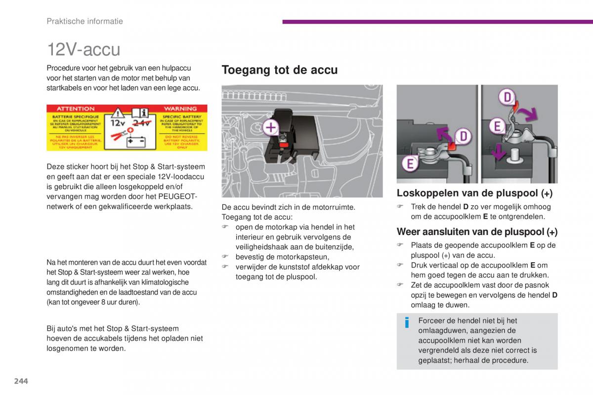 manual  Peugeot 5008 II 2 handleiding / page 246