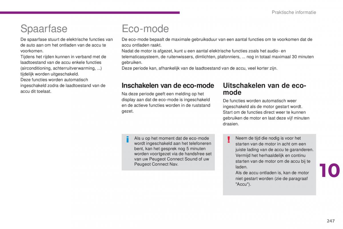 manual  Peugeot 5008 II 2 handleiding / page 249