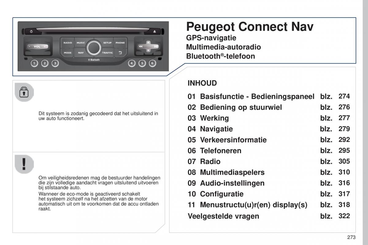 manual  Peugeot 5008 II 2 handleiding / page 275