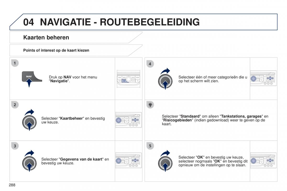 manual  Peugeot 5008 II 2 handleiding / page 290