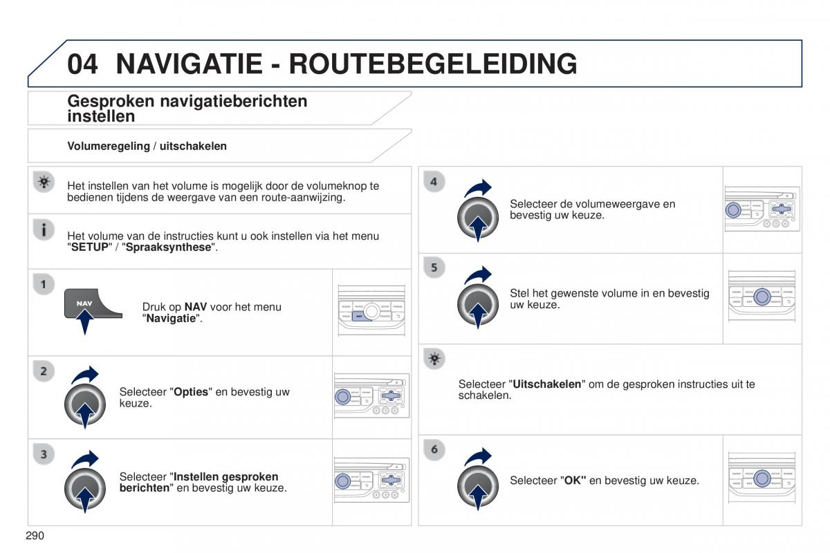 manual  Peugeot 5008 II 2 handleiding / page 292