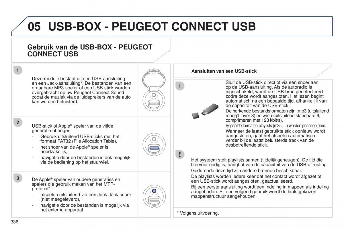 manual  Peugeot 5008 II 2 handleiding / page 338