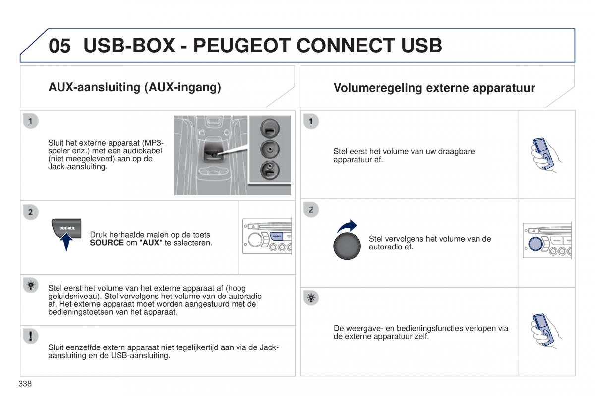 manual  Peugeot 5008 II 2 handleiding / page 340