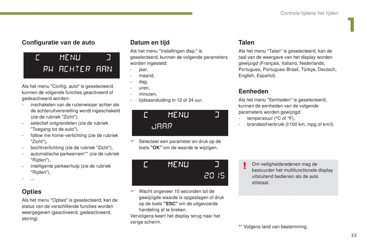 manual  Peugeot 5008 II 2 handleiding / page 35