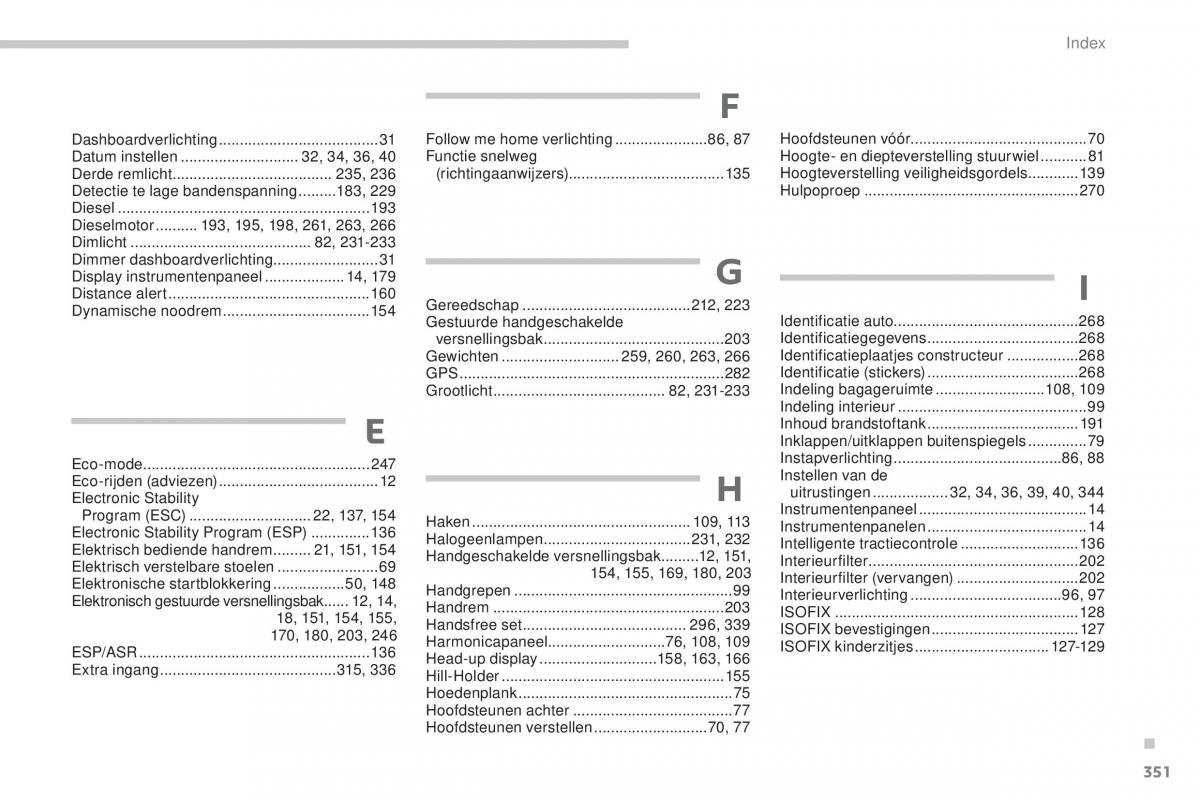 Peugeot 5008 II 2 handleiding / page 353