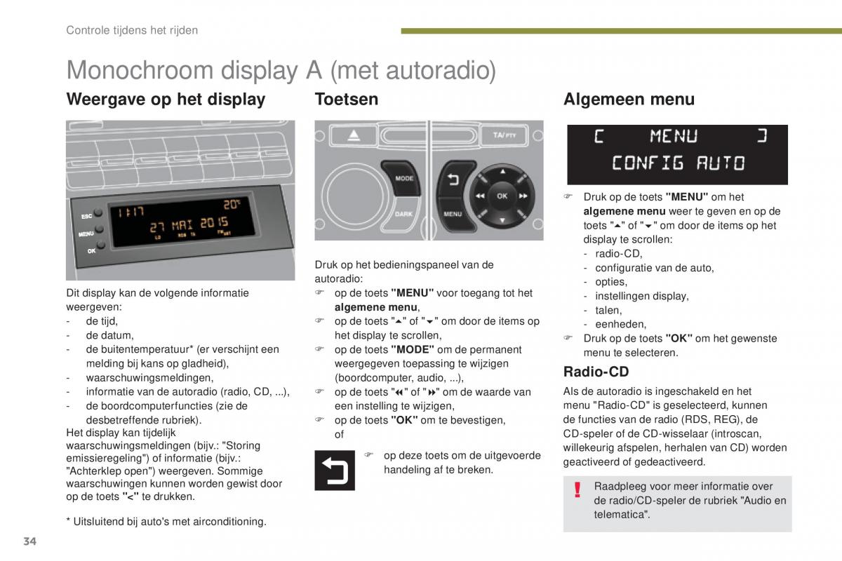 manual  Peugeot 5008 II 2 handleiding / page 36