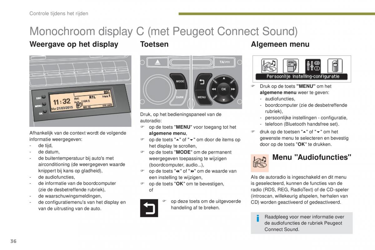 manual  Peugeot 5008 II 2 handleiding / page 38