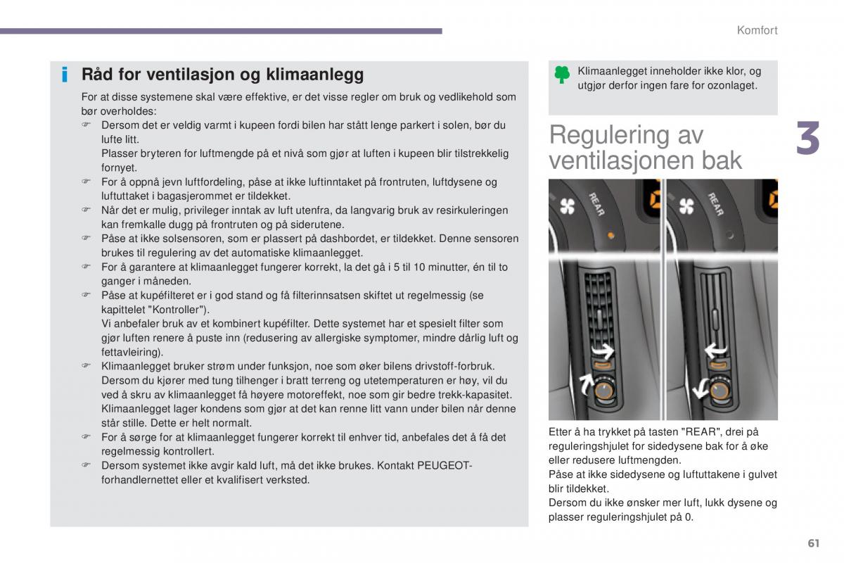 Peugeot 5008 II 2 bruksanvisningen / page 63