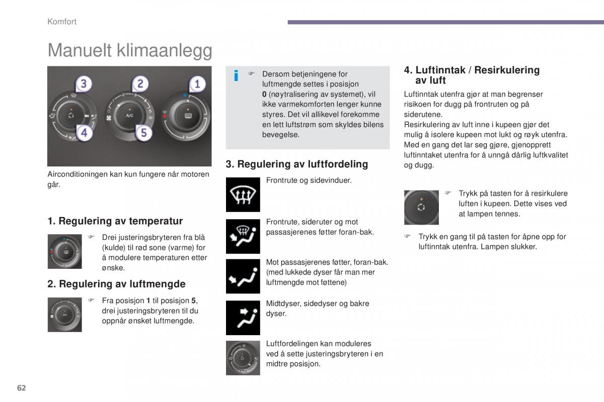 Peugeot 5008 II 2 bruksanvisningen / page 64