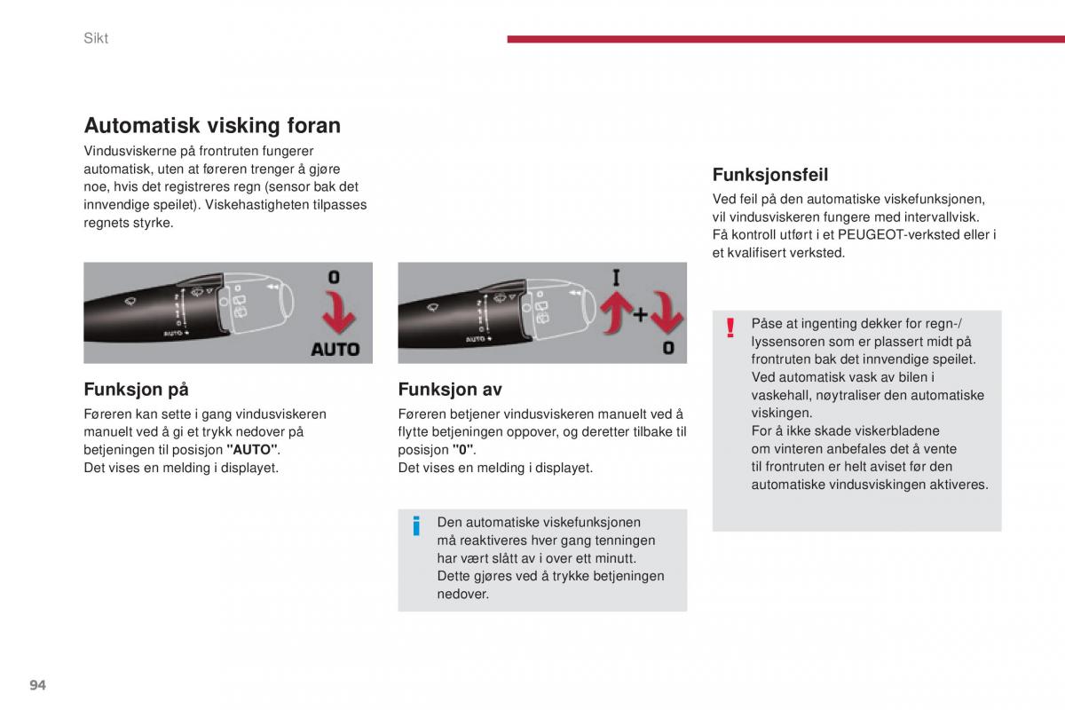 Peugeot 5008 II 2 bruksanvisningen / page 96