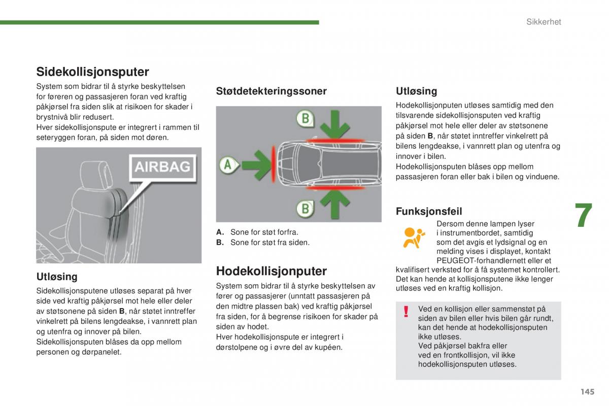 Peugeot 5008 II 2 bruksanvisningen / page 147