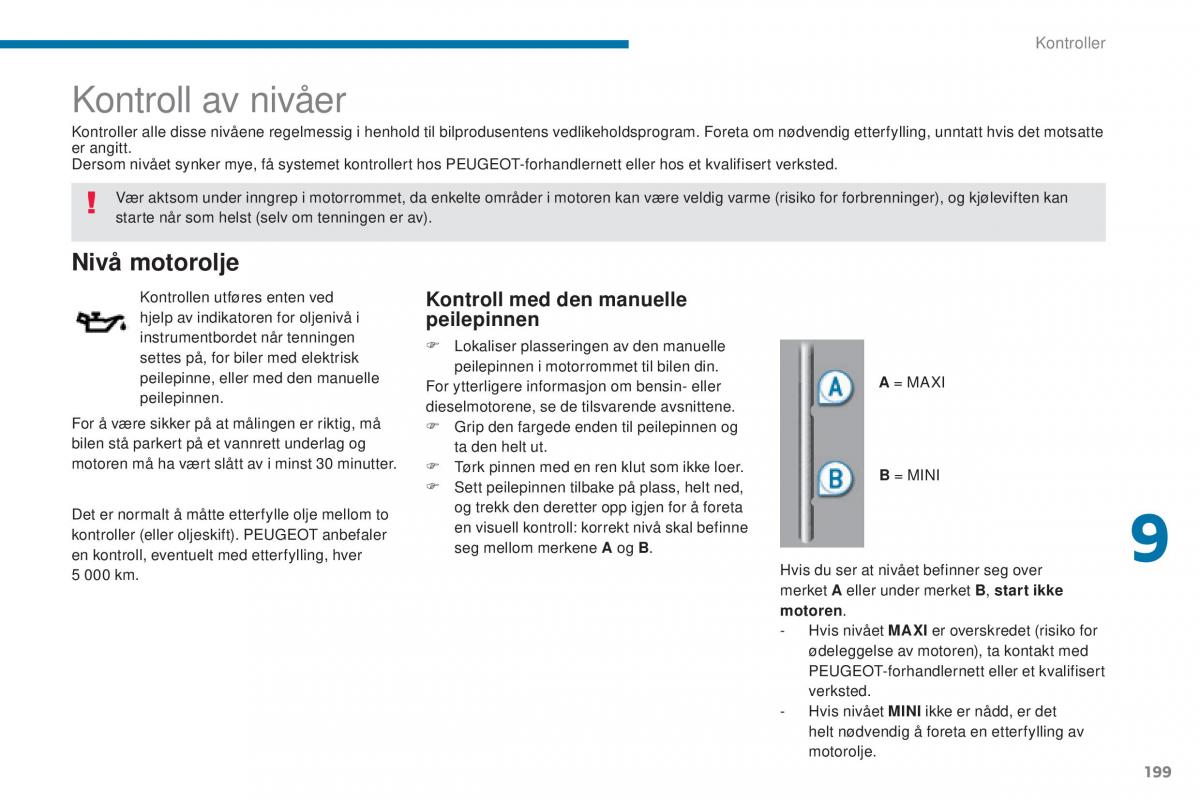 Peugeot 5008 II 2 bruksanvisningen / page 201