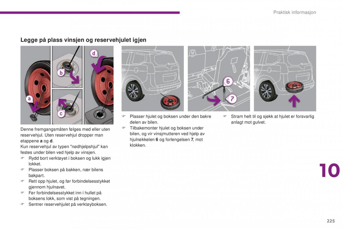 Peugeot 5008 II 2 bruksanvisningen / page 227