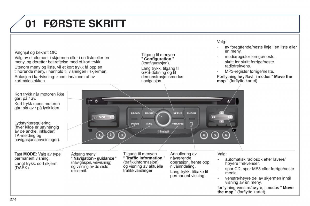 Peugeot 5008 II 2 bruksanvisningen / page 276