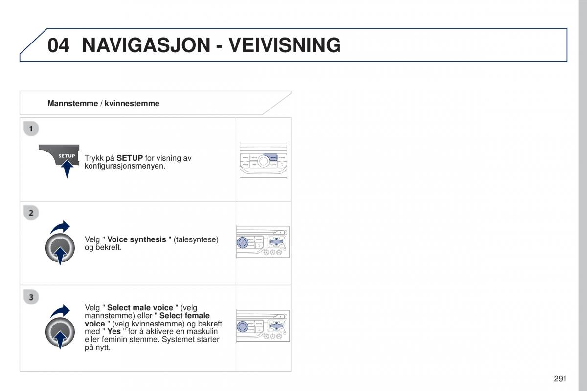 Peugeot 5008 II 2 bruksanvisningen / page 293