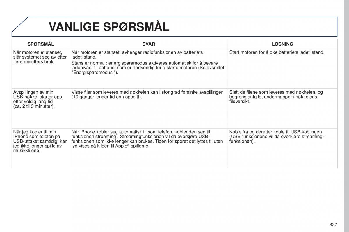 Peugeot 5008 II 2 bruksanvisningen / page 329