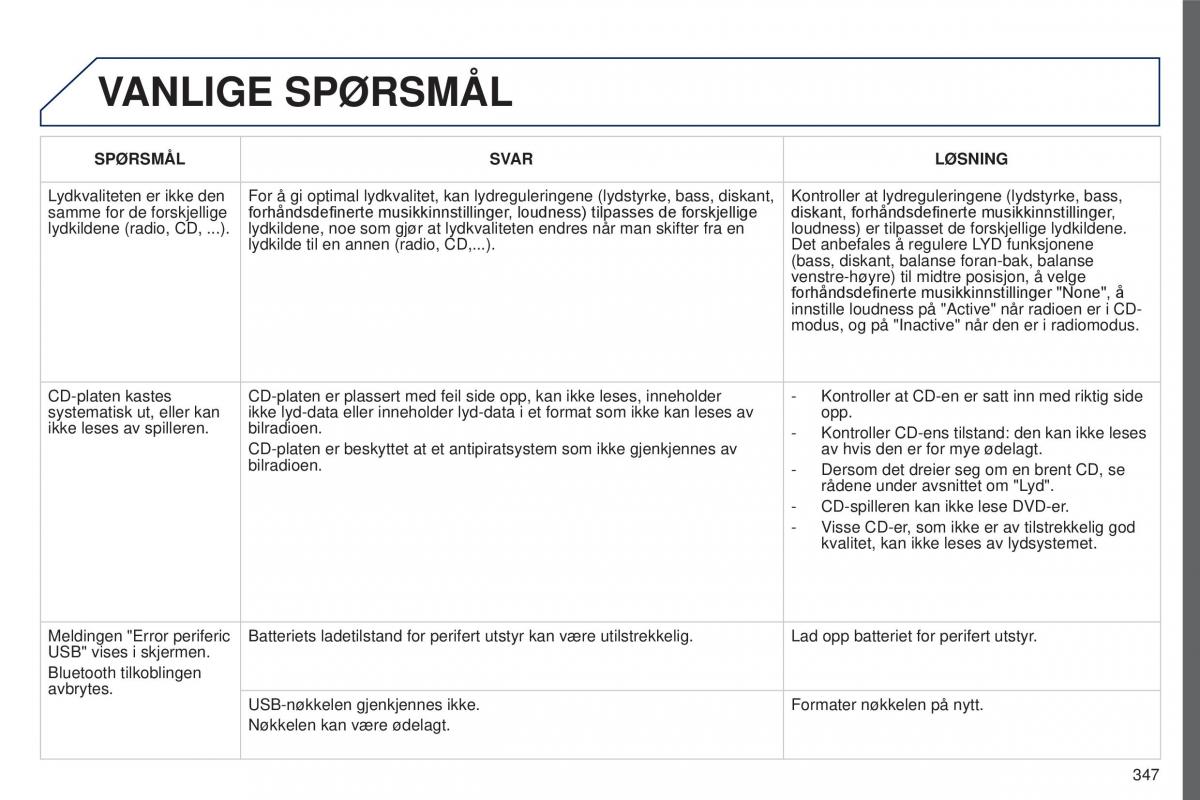 Peugeot 5008 II 2 bruksanvisningen / page 349