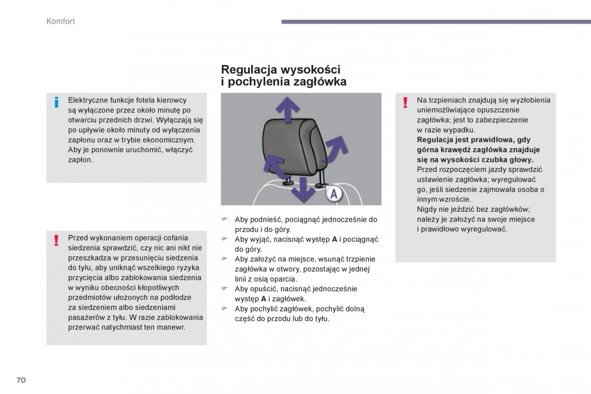 Peugeot 5008 II 2 instrukcja obslugi / page 72