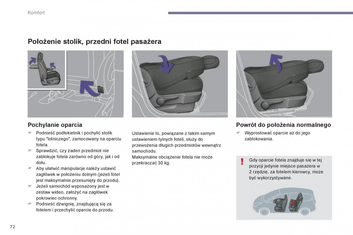 Peugeot 5008 II 2 instrukcja / page 74