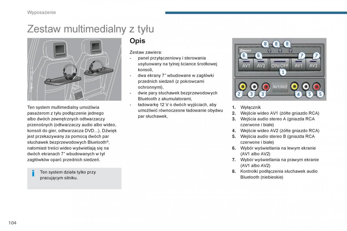 Peugeot 5008 II 2 instrukcja obslugi / page 106