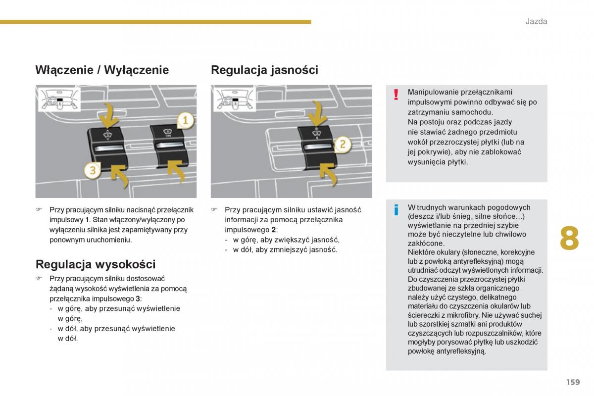 Peugeot 5008 II 2 instrukcja obslugi / page 161