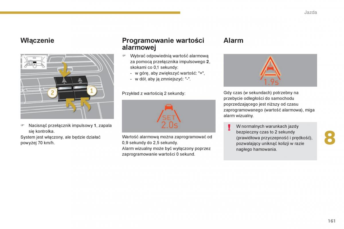 Peugeot 5008 II 2 instrukcja obslugi / page 163