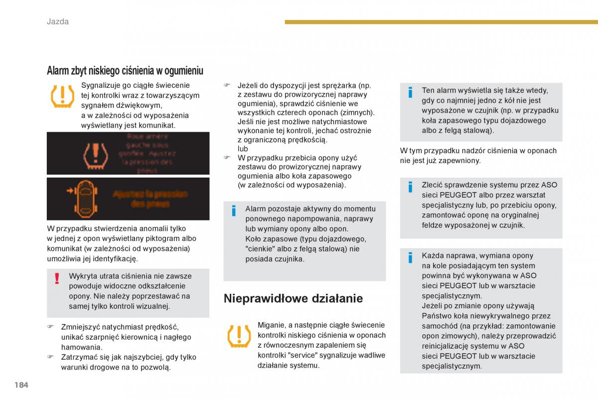 Peugeot 5008 II 2 instrukcja / page 186