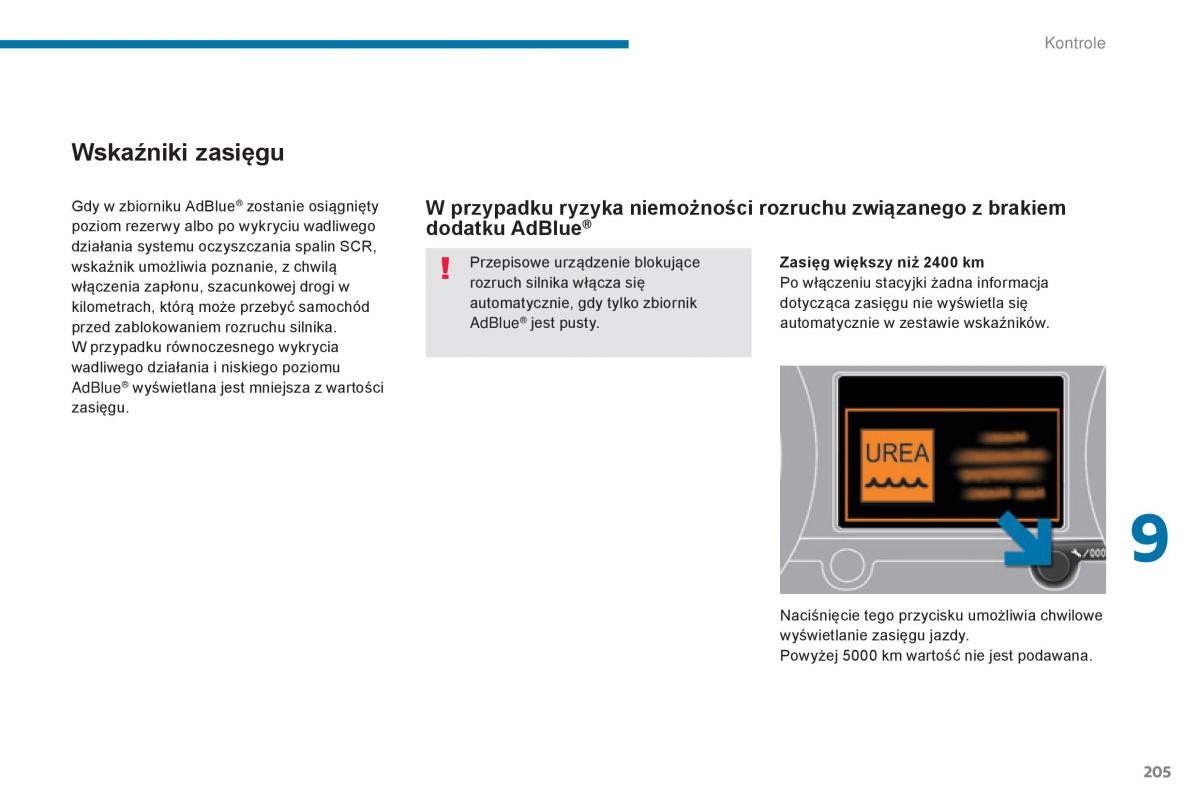 Peugeot 5008 II 2 instrukcja obslugi / page 207