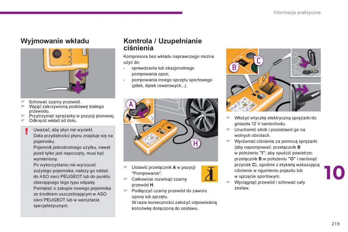 Peugeot 5008 II 2 instrukcja obslugi / page 221