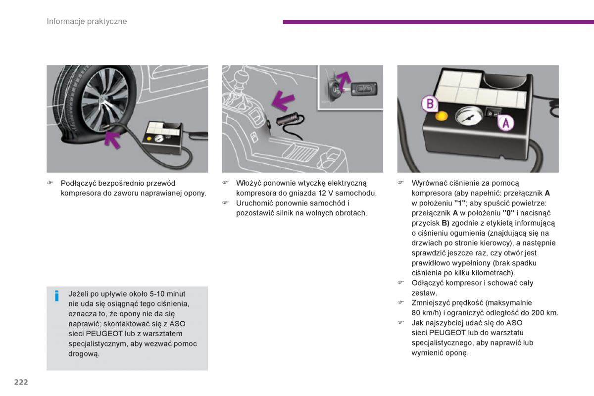 Peugeot 5008 II 2 instrukcja / page 224