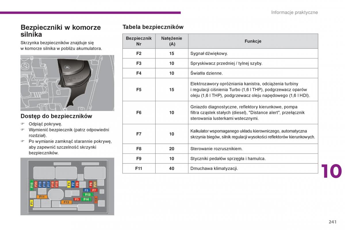 Peugeot 5008 II 2 instrukcja / page 243