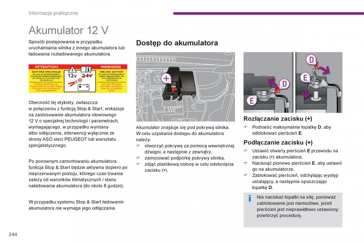 Peugeot 5008 II 2 instrukcja obslugi / page 246