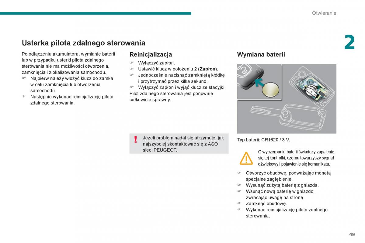 Peugeot 5008 II 2 instrukcja / page 51