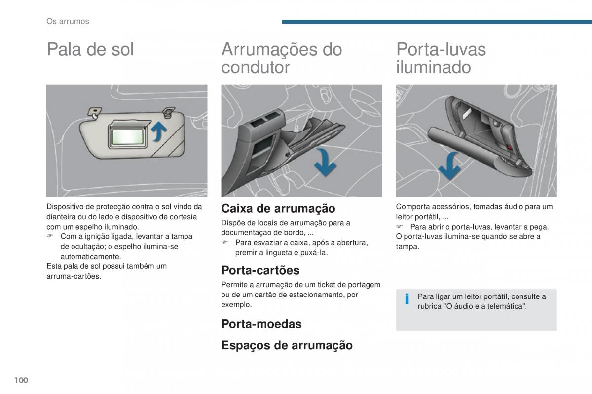 Peugeot 5008 II 2 manual del propietario / page 102