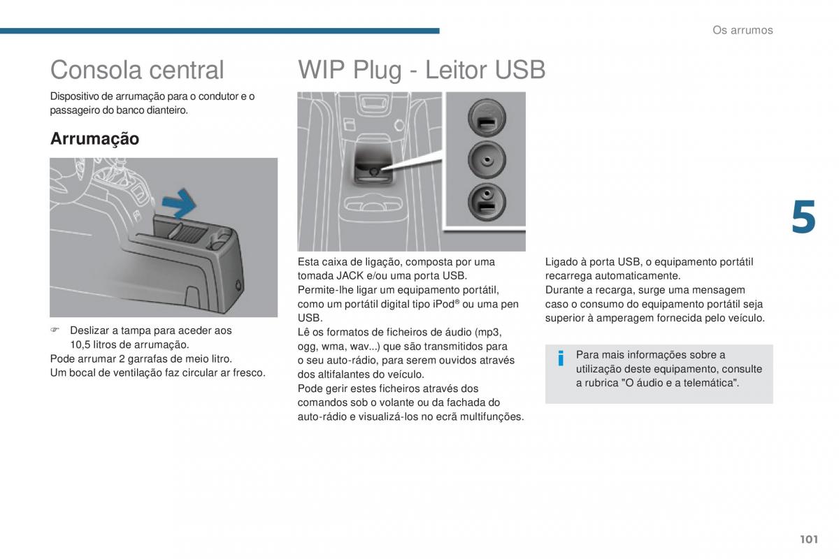 Peugeot 5008 II 2 manual del propietario / page 103