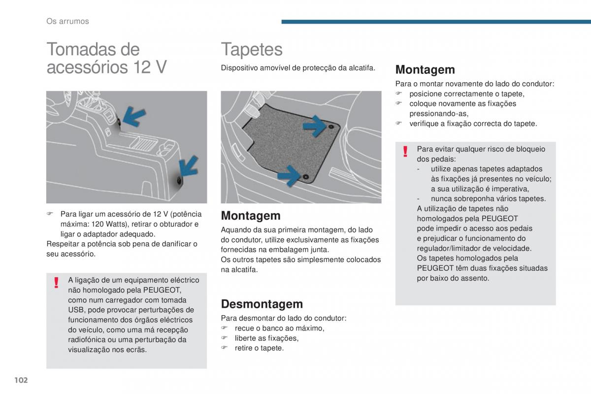 Peugeot 5008 II 2 manual del propietario / page 104