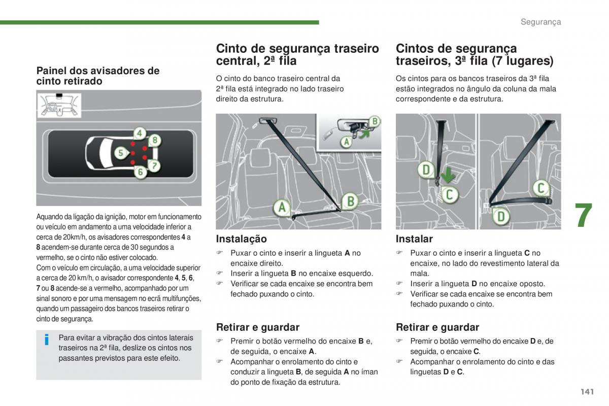 Peugeot 5008 II 2 manual del propietario / page 143