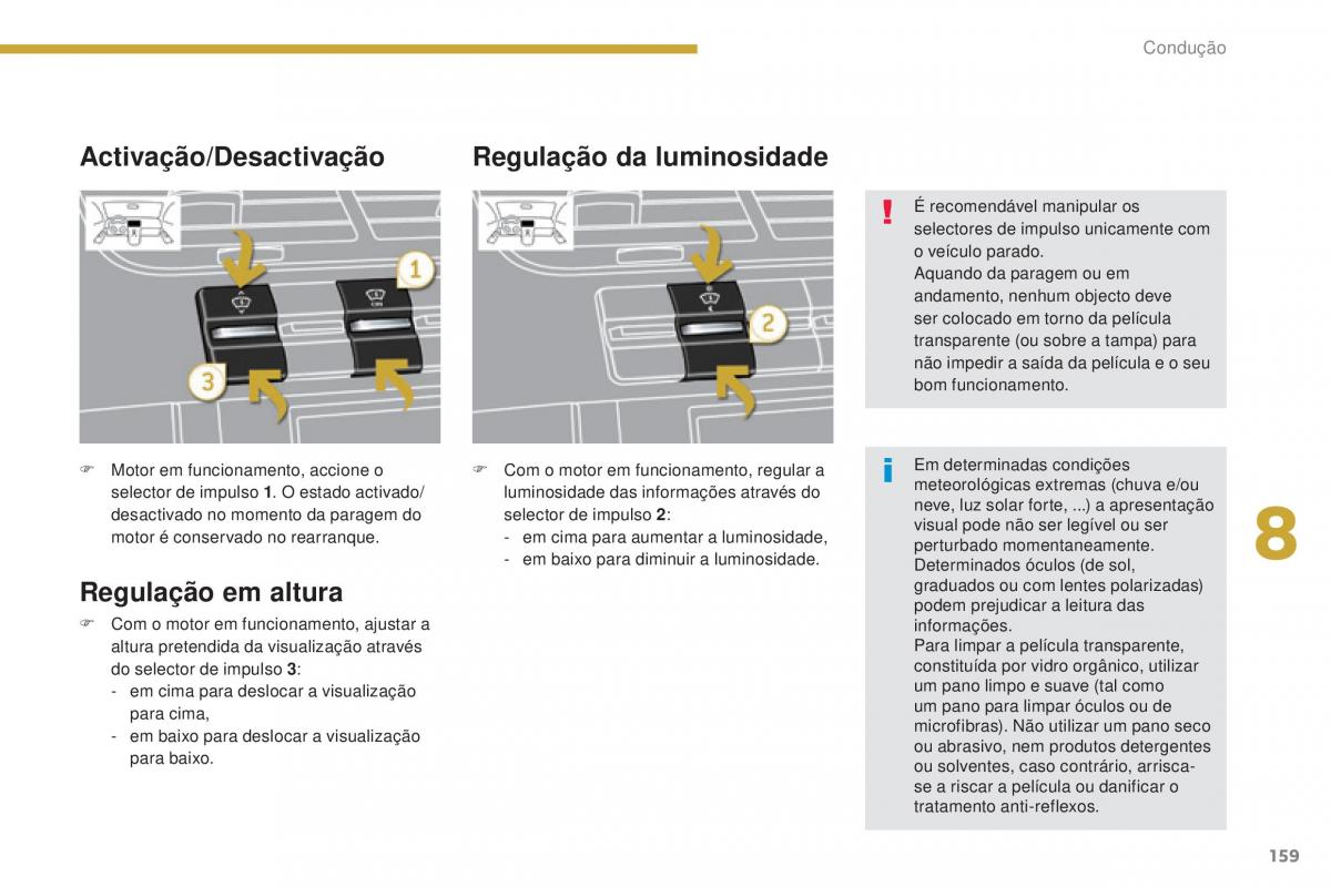 Peugeot 5008 II 2 manual del propietario / page 161