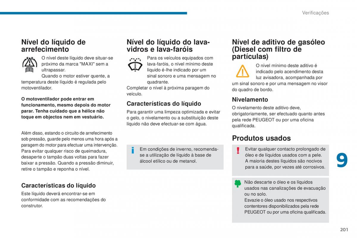 Peugeot 5008 II 2 manual del propietario / page 203