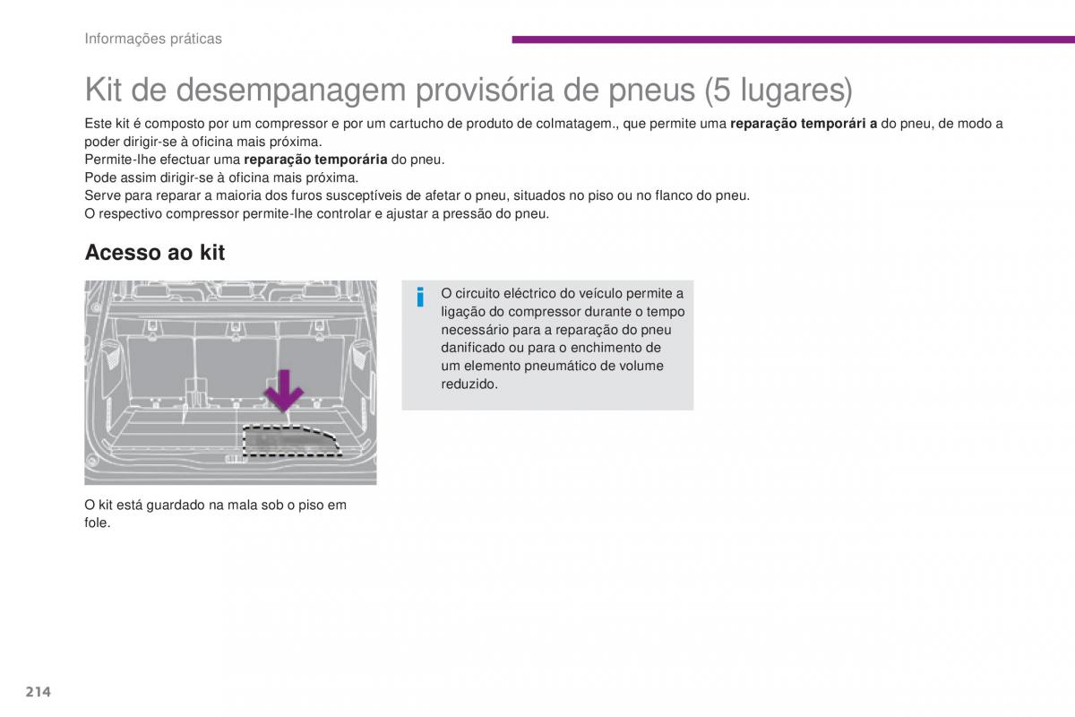 Peugeot 5008 II 2 manual del propietario / page 216