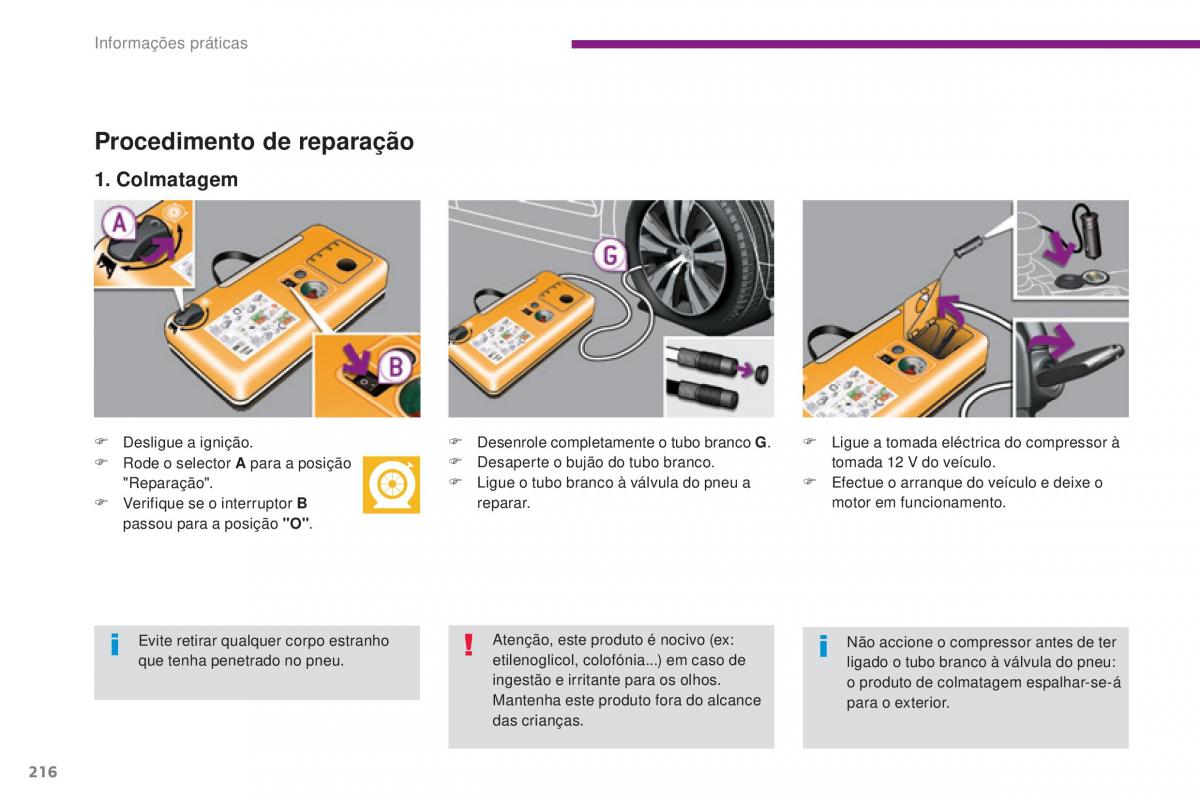 Peugeot 5008 II 2 manual del propietario / page 218