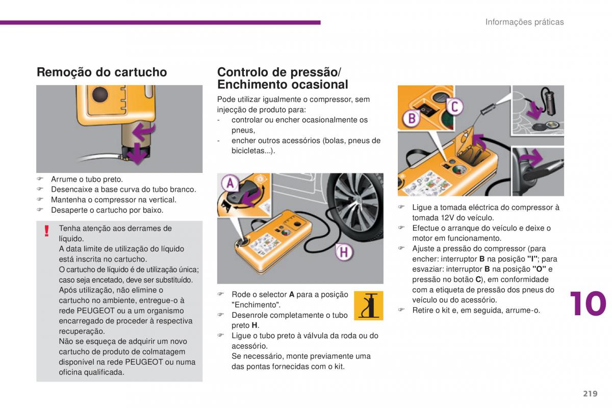 Peugeot 5008 II 2 manual del propietario / page 221