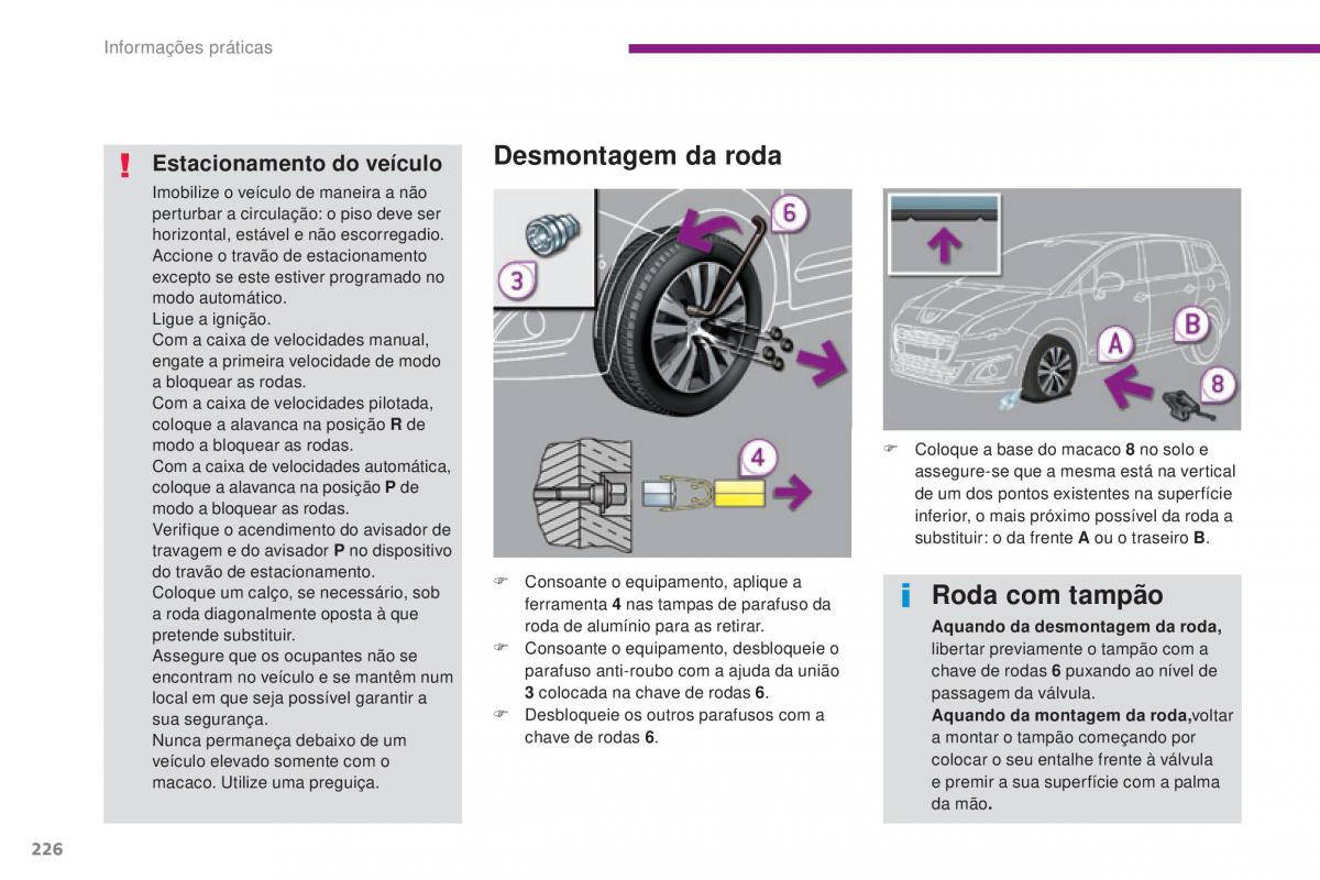 Peugeot 5008 II 2 manual del propietario / page 228