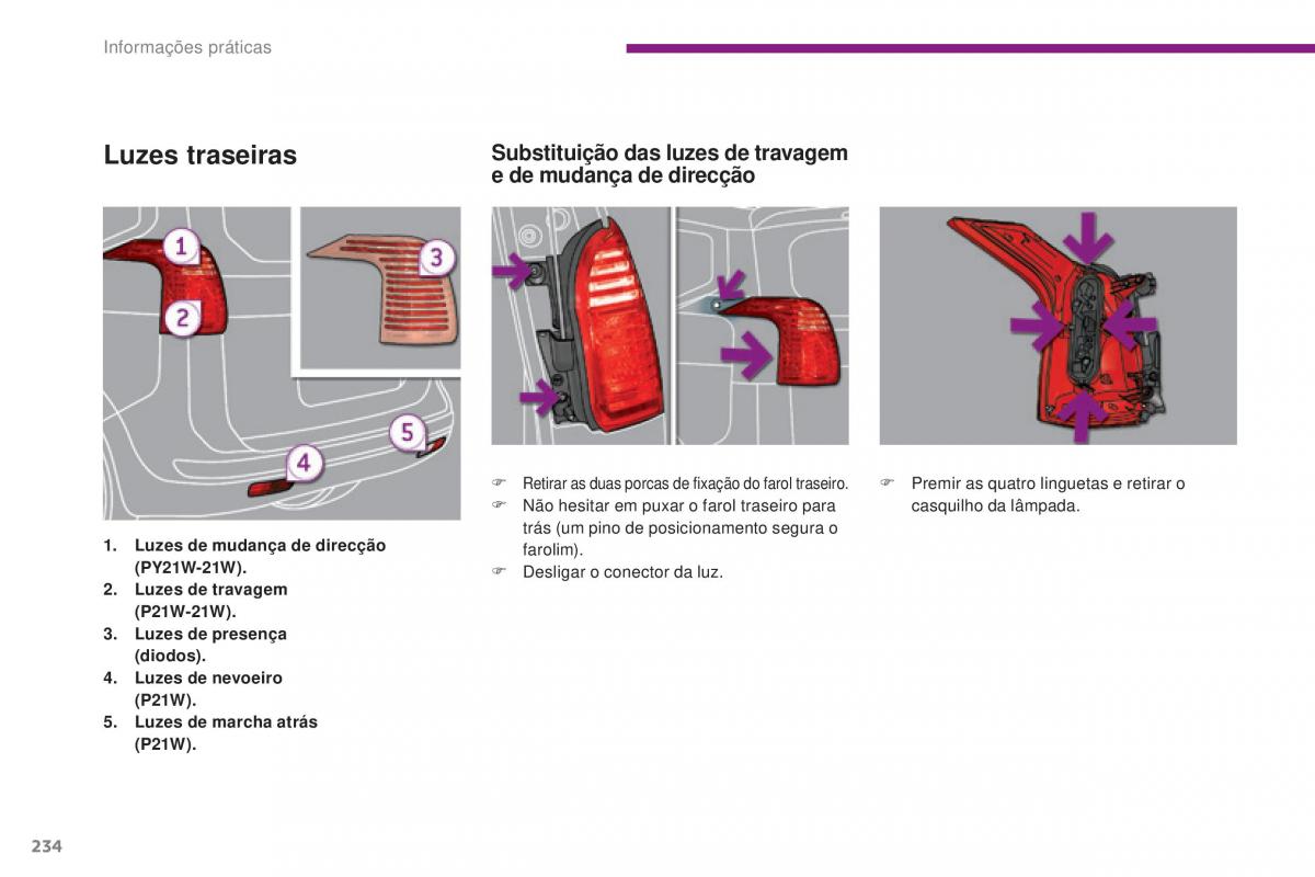 Peugeot 5008 II 2 manual del propietario / page 236