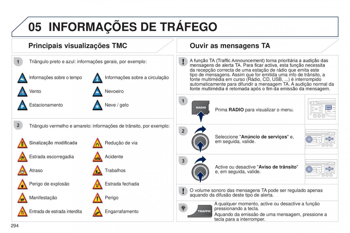 Peugeot 5008 II 2 manual del propietario / page 296