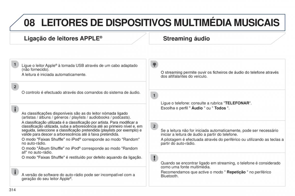 Peugeot 5008 II 2 manual del propietario / page 316