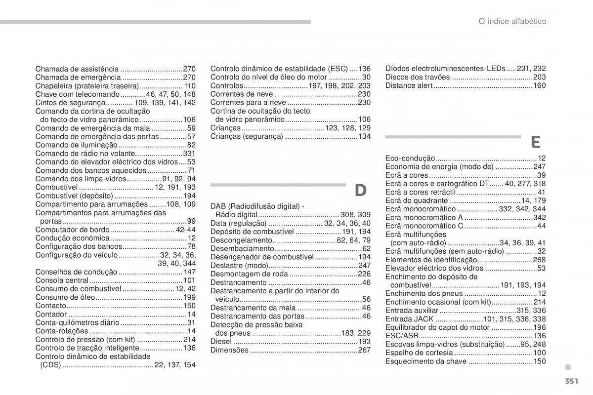 Peugeot 5008 II 2 manual del propietario / page 353