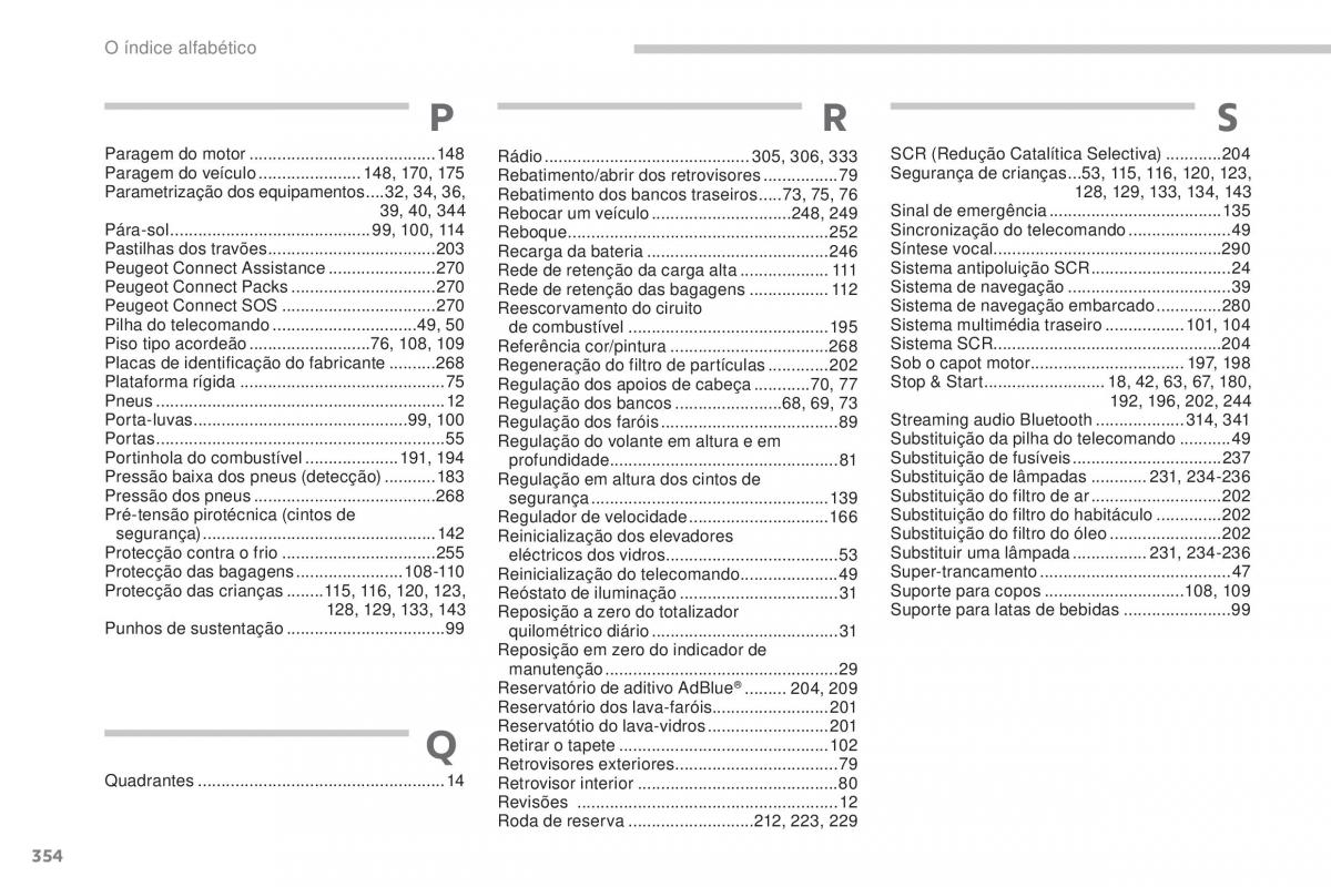 Peugeot 5008 II 2 manual del propietario / page 356