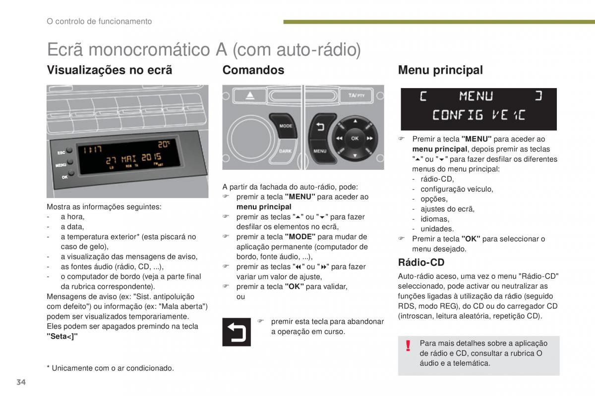 Peugeot 5008 II 2 manual del propietario / page 36